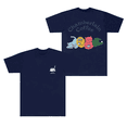 thumbnail image 1 of Emma Chamberlain Merch Coffee Logo T-shirt - Unisex Cotton Short Sleeved Tee, Casual Tops for Men Women Streetwear,XS,Navy, 1 of 5