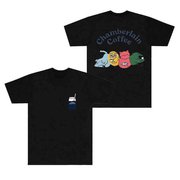 Emma Chamberlain Merch T-Shirt Casual Logo Chamberlain Coffee Tee Unisex T Shirts Short Sleeved Tops