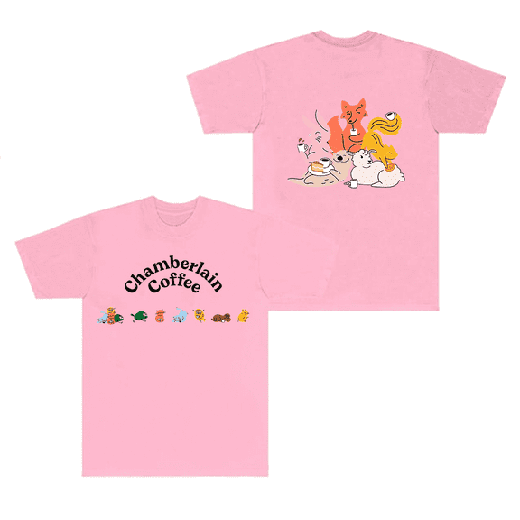 Emma Chamberlain Merch T-Shirt Chamberlain Coffee Tee Unisex T Shirts Short Sleeved Top