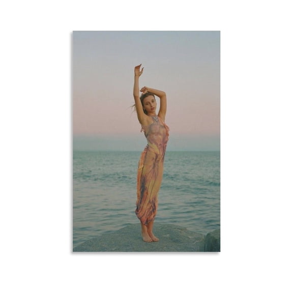 Emma Chamberlain Posters Wall Art Painting On Canvas Wall Art Poster Scroll Picture Print Living Room Walls Decor Home Posters 08x12inch(20x30cm)