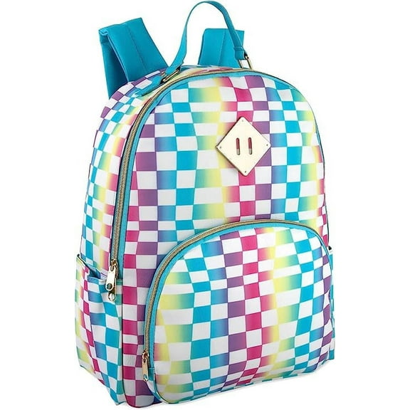 Emma & Chloe Vegan Leather Backpack, Rainbow