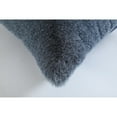thumbnail image 1 of Emma Collection Decorative 20-inch Faux Fur Throw Pillow Blue, 1 of 5