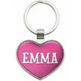 thumbnail image 1 of Emma - I Love Name Metal Heart Keychain Key Chain Ring, Multiple Colors Available, 1 of 1