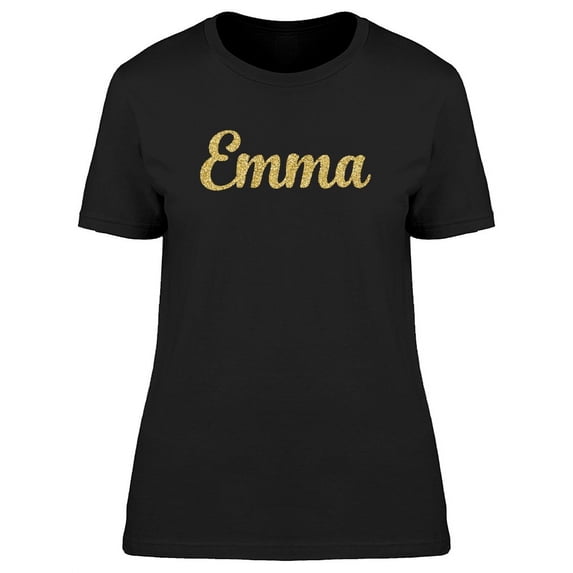 Emma In Gold Sparkle T-Shirt Women -Image by Shutterstock, Female Small