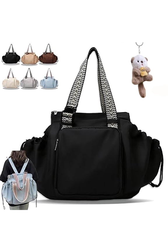 Emma and Kate Everyday Bag Durable Travel Bag, Sleek Work Shoulder Bag , Lay-Flat Design, 3-in-1 Versatility, Work & Travel Tote, Water-Resistant, Lightweight