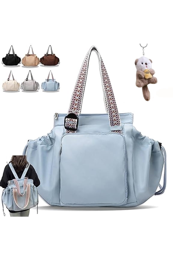 Emma and Kate Everyday Bag Durable Travel Bag, Sleek Work Shoulder Bag , Lay-Flat Design, 3-in-1 Versatility, Work & Travel Tote, Water-Resistant, Lightweight