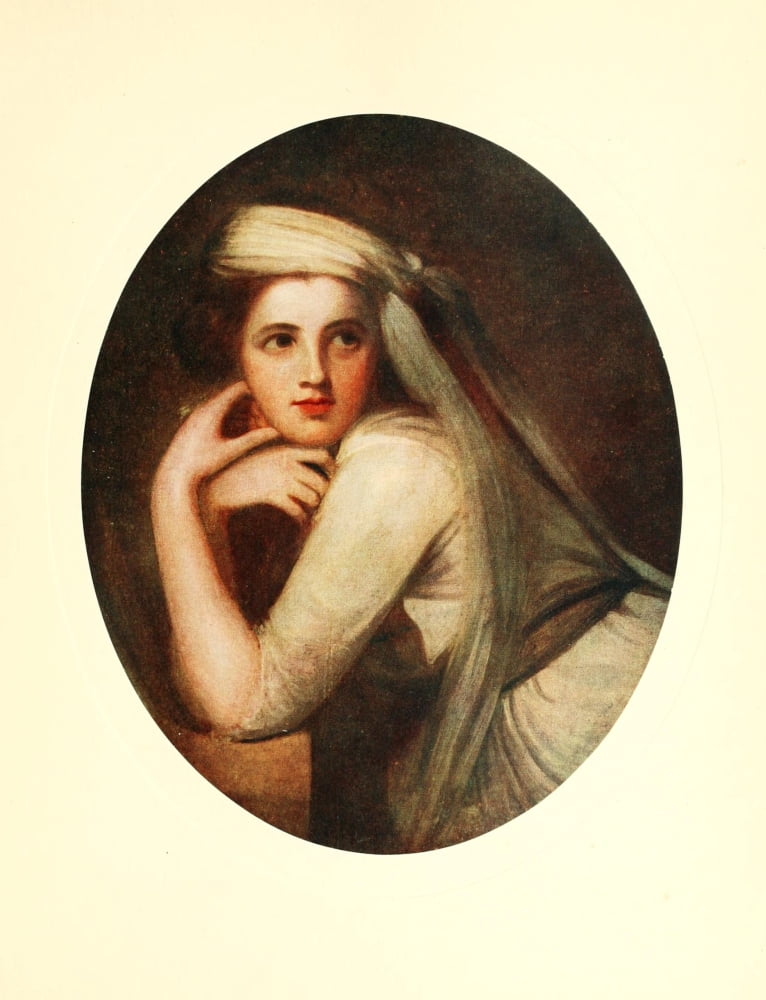 Emma Lady Hamilton Canvas Art - George Romney (24 x 36)