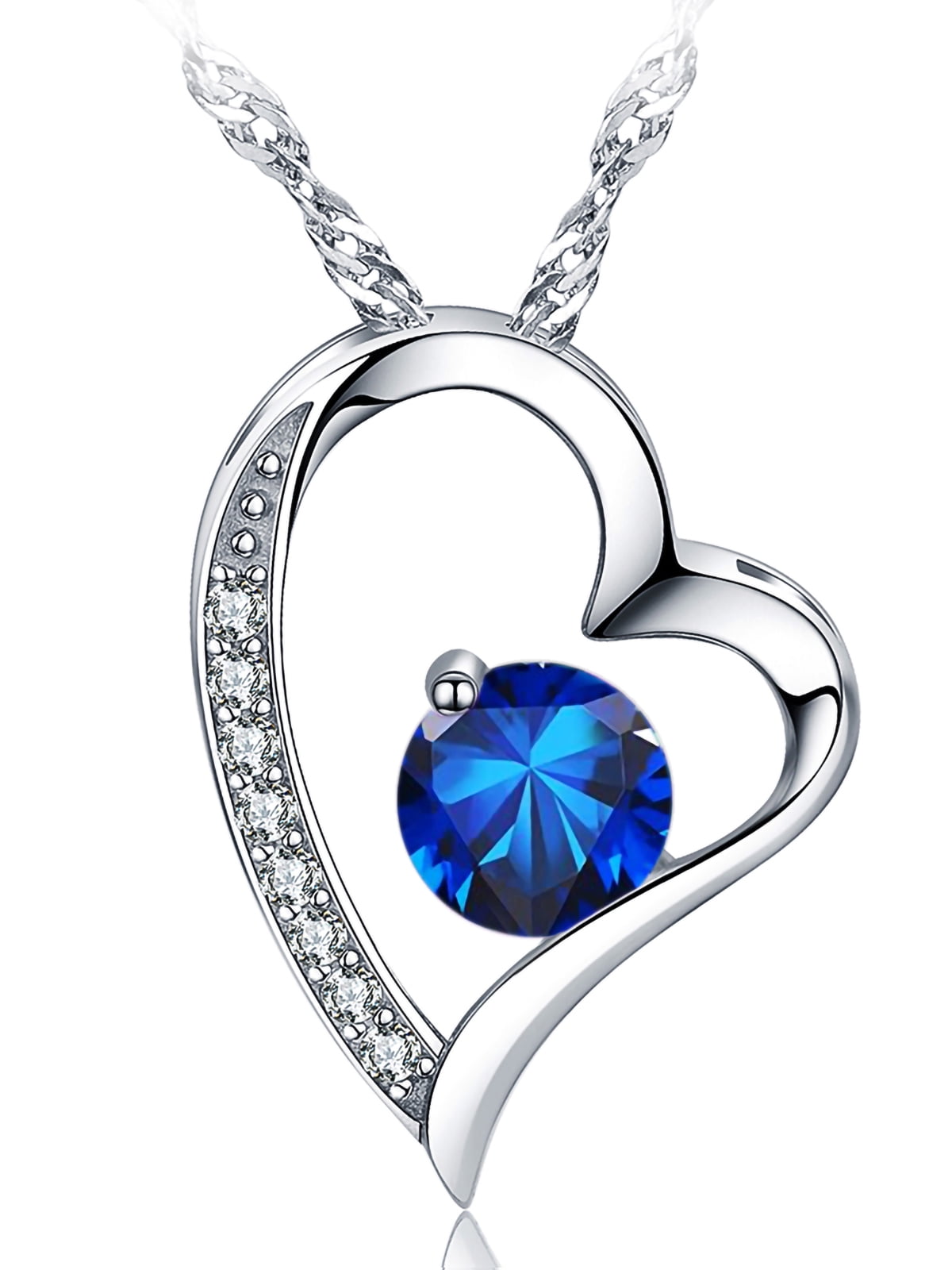 Forever Love Daughter Necklace: 14k White Gold Cubic Zirconia - Canada
