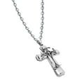 thumbnail image 1 of Emma Manor EM Retro Stainless Steel Cross Men Pendant Necklace, 24", 1 of 5