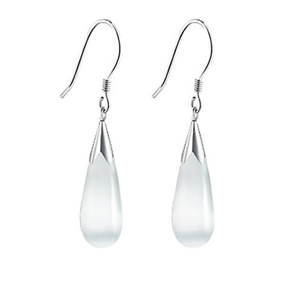 Emma Manor EM White Gold-Plated Water Drop Women Fashion Jewelry