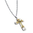 thumbnail image 1 of Emma Manor Retro Stainless Steel Cross Pendant Necklace For Men, 24", 1 of 6