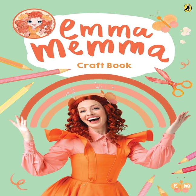 Emma Memma Craft Book: Create Fun Crafts, Includes a Green Plane Cardboard Insert, (Paperback)