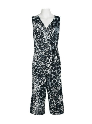 Emma and michele sales sleeveless belted jumpsuit