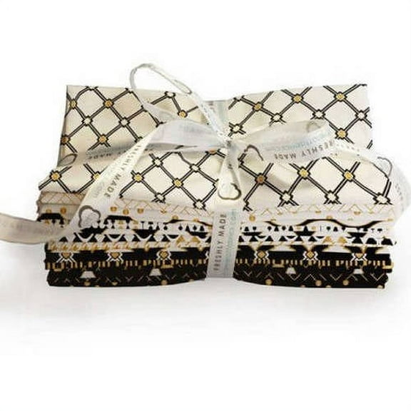 Emma & Mila 100% Cotton Pre-Cut Fat Quarter 18" x 21" Fabric, 5 Piece