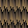 thumbnail image 1 of Emma & Mila Cotton Gold Dash Black The Eve Collection Fabric, per Yard, 1 of 1