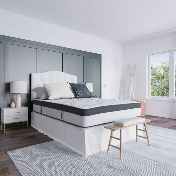 Emma + Oliver 12" Pocket Spring and Foam Hybrid Mattress In A Box, Full