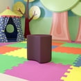 thumbnail image 1 of Emma + Oliver 18"H Soft Seating Flexible Moon for Classrooms and Common Spaces - Purple, 1 of 12