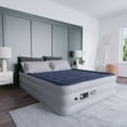 thumbnail image 1 of Emma + Oliver 18" Raised Inflatable Air Mattress with Internal Electric Pump, Queen Size, 1 of 14