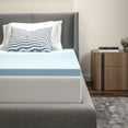 thumbnail image 1 of Emma + Oliver 2" Gel Infused Cooling Memory Foam Mattress Topper, CertiPUR-US Certified Memory Foam- Twin, 1 of 10