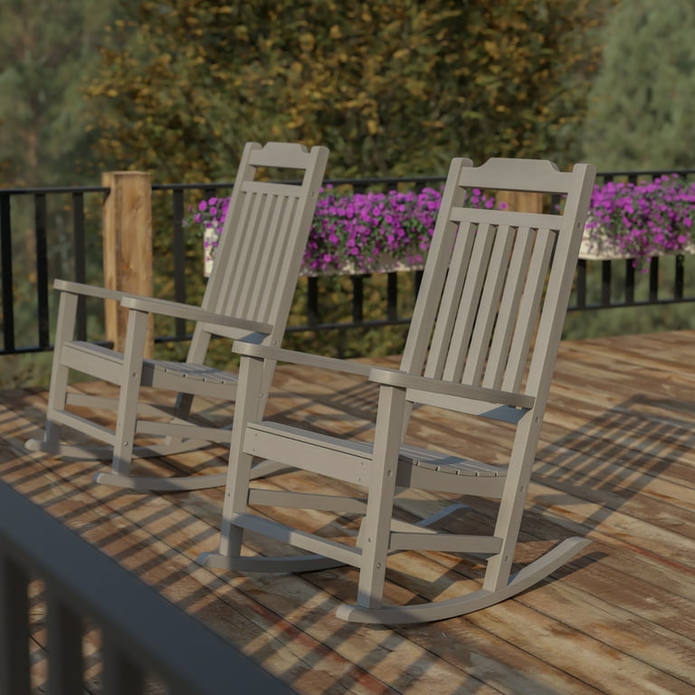 Faux wood rocking chair hot sale