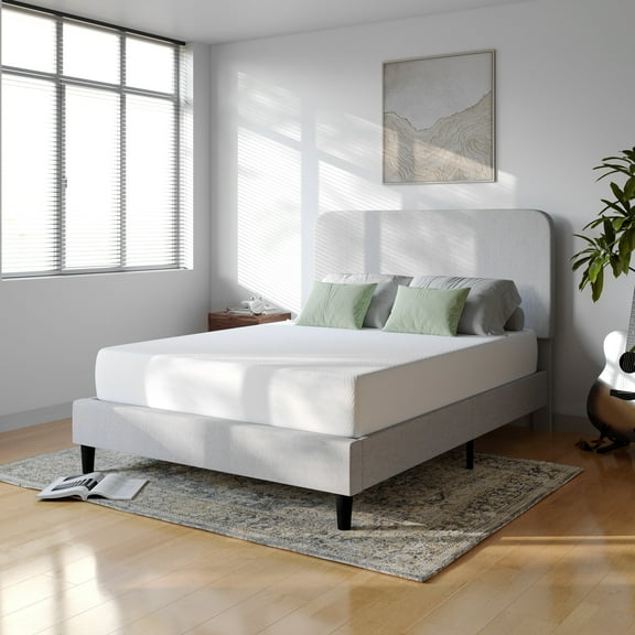 Emma + Oliver 3-Layer Memory Foam 10-Inch Queen Mattress in a Box with Green Tea Infusion, Cooling Gel, CertiPUR-US Certified Foam and Washable Cover