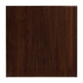 thumbnail image 1 of Emma + Oliver 30" Square High-Gloss Walnut Resin Table Top, 1 of 3