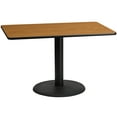 thumbnail image 1 of Emma + Oliver 30"x48" Rectangular Natural Laminate Table Top with 24"RD Base, 1 of 3