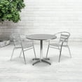 thumbnail image 1 of Emma + Oliver 31.5" Round Aluminum Indoor-Outdoor Table, 1 of 9