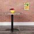 thumbnail image 1 of Emma + Oliver 36" Round Gray Marble PVC Table Top, 1 of 5