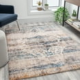 thumbnail image 1 of Emma + Oliver 5' x 7' Multicolor Distressed Artisan Old English Style Traditional Rug, 1 of 8