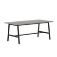 thumbnail image 1 of Emma + Oliver 72x36 Dining or Gaming Table with Double Sided Laminate Table Top and Heavy Duty A-Frame Steel Base, Gray Oak, 1 of 10