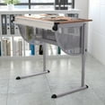thumbnail image 1 of Emma + Oliver Adjustable Drawing and Drafting Table with Pewter Frame, 1 of 7