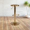 thumbnail image 1 of Emma + Oliver Adjustable Height Retro Barstool in Gold Finish, 1 of 12