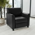 thumbnail image 1 of Emma + Oliver Black LeatherSoft Chair with Clean Line Stitched Frame, 1 of 9