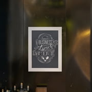 EMMA + OLIVER Magnetic Surface Framed Decorative Wall Hanging Chalkboard with Eraser