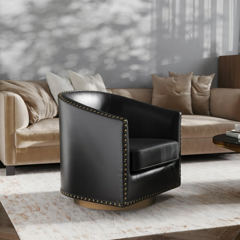 Emma upholstered swivel armchair hotsell