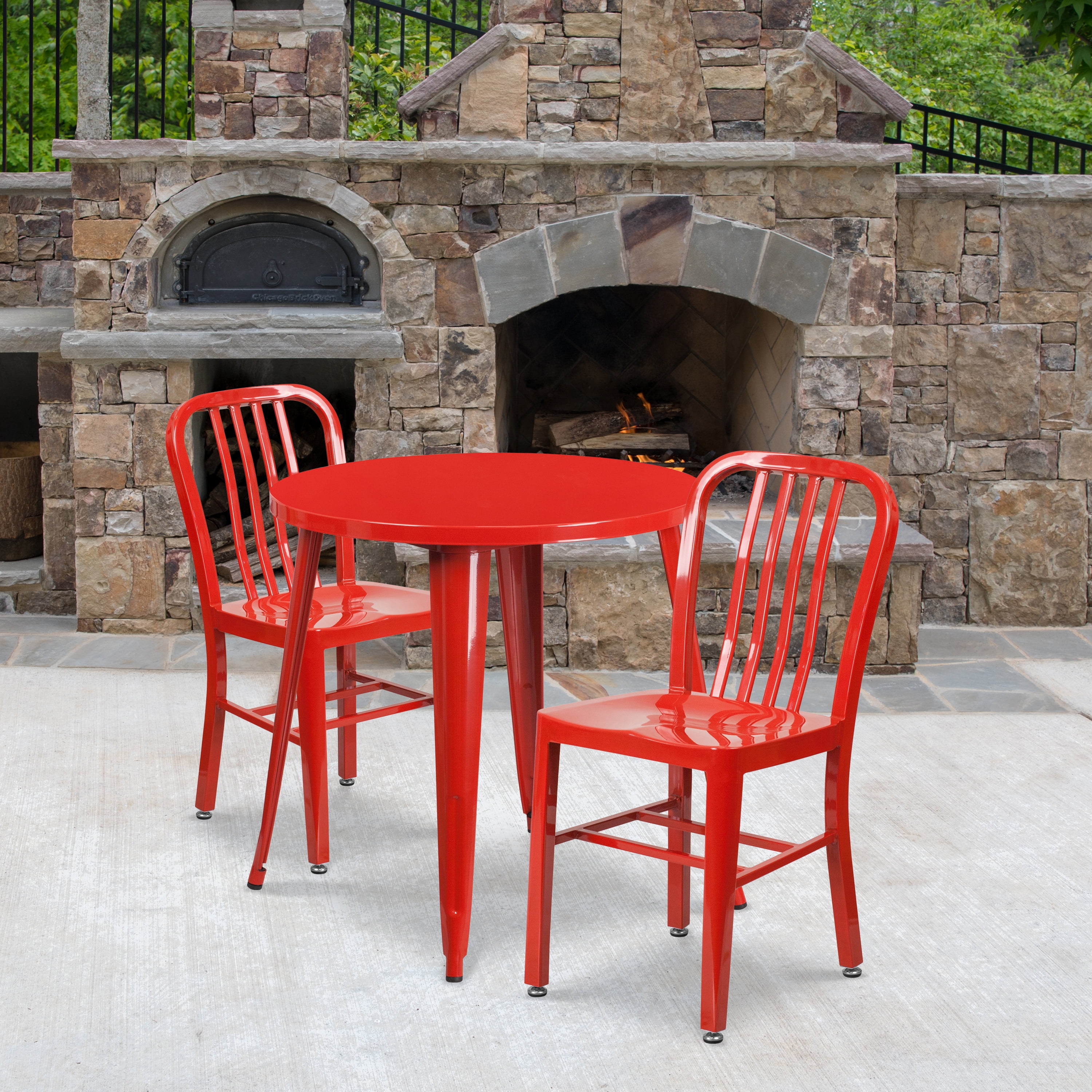 The brick round chair sale
