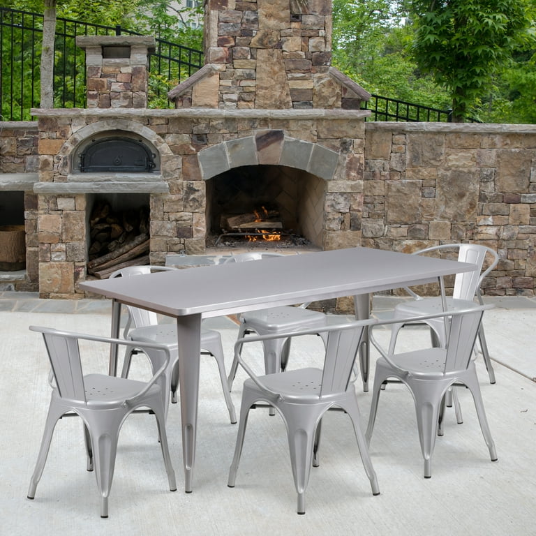 Vintage patio table and chairs hot sale
