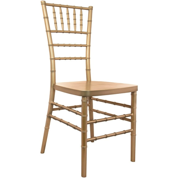 Emma + Oliver Gold Resin Chiavari Chair