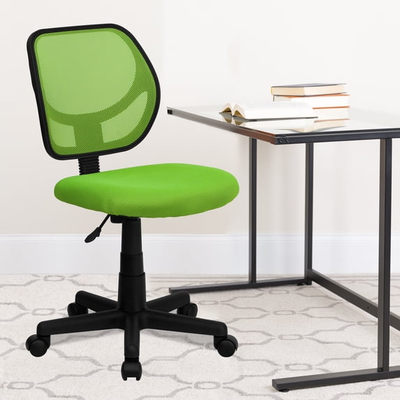 Emma + Oliver Green Mesh Swivel Task Office Chair