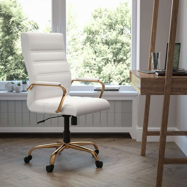 Gold frame desk chair hot sale