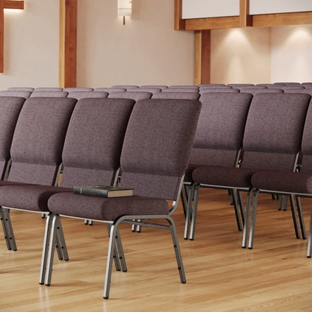 Emma + Oliver Java Church Chairs 18.5 in. Wide