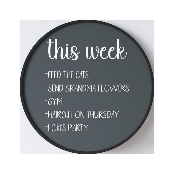 Emma + Oliver Magnetic Wall Mounted Chalkboard with Eraser