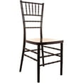 thumbnail image 1 of Emma + Oliver Mahogany Resin Chiavari Chair, 1 of 5