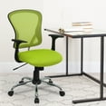 thumbnail image 1 of Emma + Oliver Mid-Back Green Mesh Swivel Task Office Chair with Chrome Base and Arms, 1 of 12