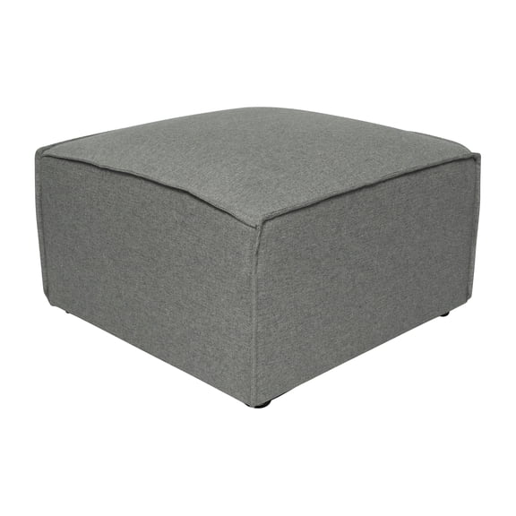 Emma + Oliver Modular Ottoman Footrest in Dark Gray