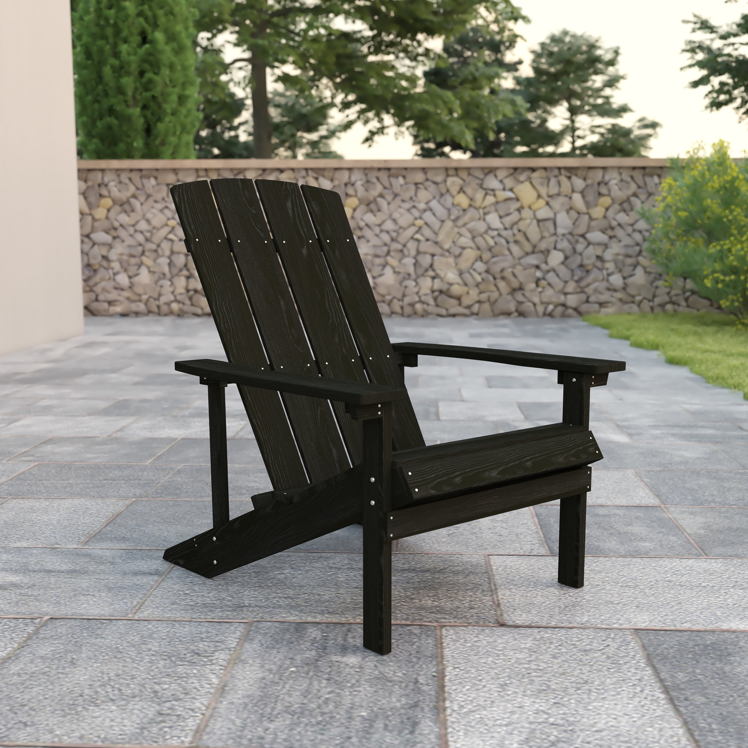 Poly Lumber Composite Adirondack Chairs With Footrest Emma Oliver
