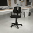 thumbnail image 1 of Emma + Oliver Pivot Back Black Mesh Swivel Task Office Chair with Arms, BIFMA Certified, 1 of 16