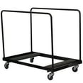 thumbnail image 1 of Emma + Oliver Round Folding Table Dolly Storage - Party Event Rental Furniture, 1 of 3