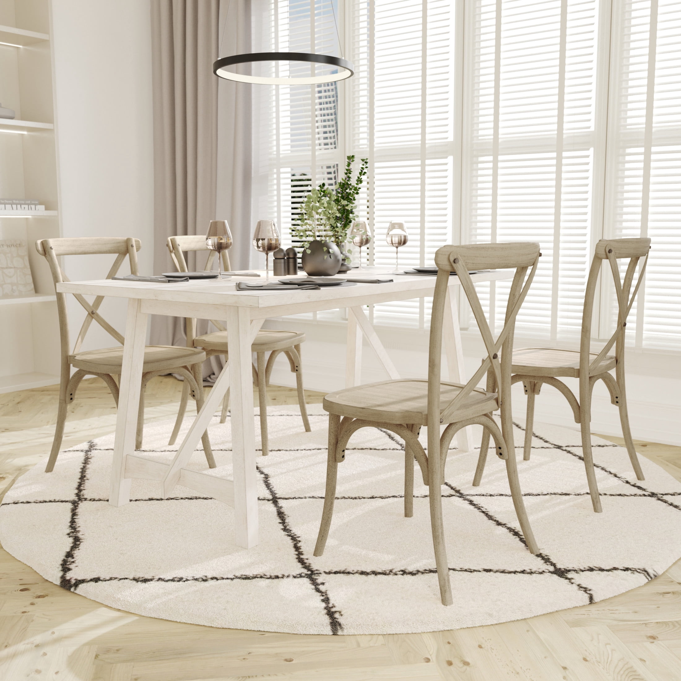 Customer reviews for Emma + Oliver Set of 2 Weather-Resistant Wood